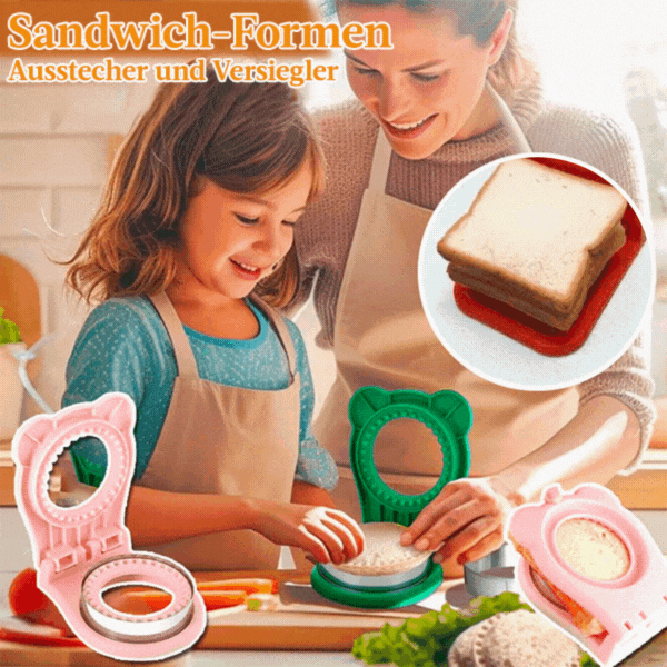 BakeMagic Sandwich-Formen Schneide- und Versiegelungsgerät