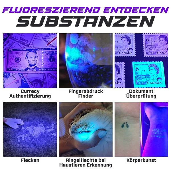 UltraBeam UV Ultraviolett-Taschenlampe