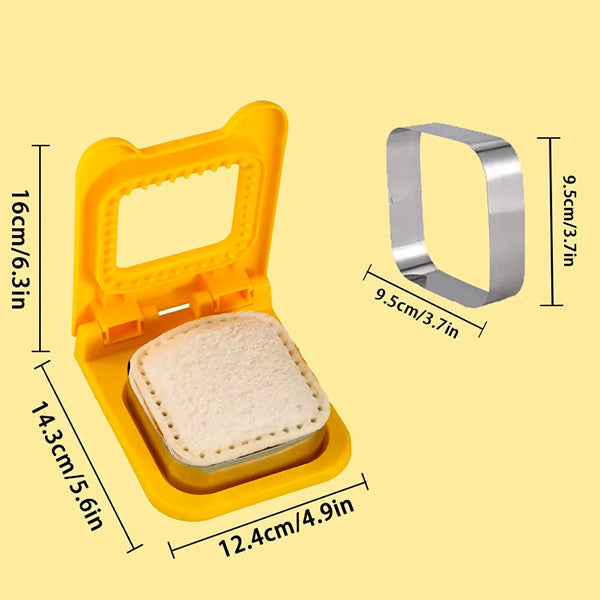 BakeMagic Sandwich-Formen Schneide- und Versiegelungsgerät
