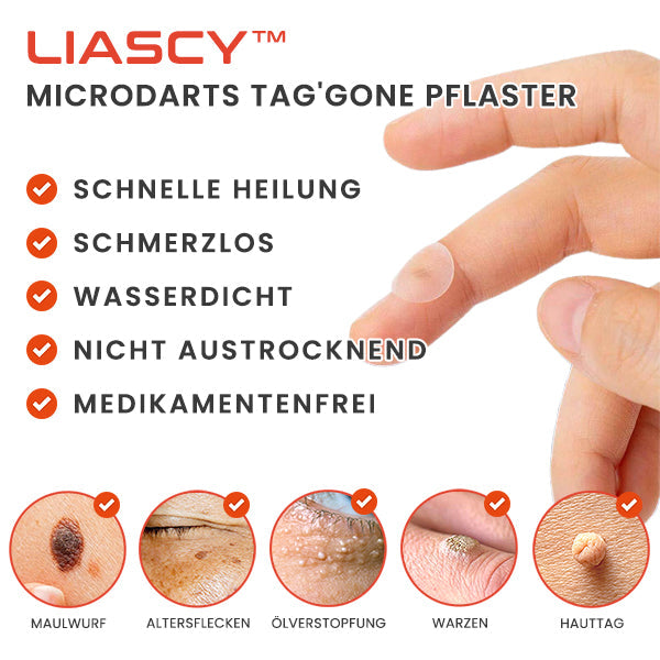 Liascy™ MicroDarts TAG'Gone Pflaster